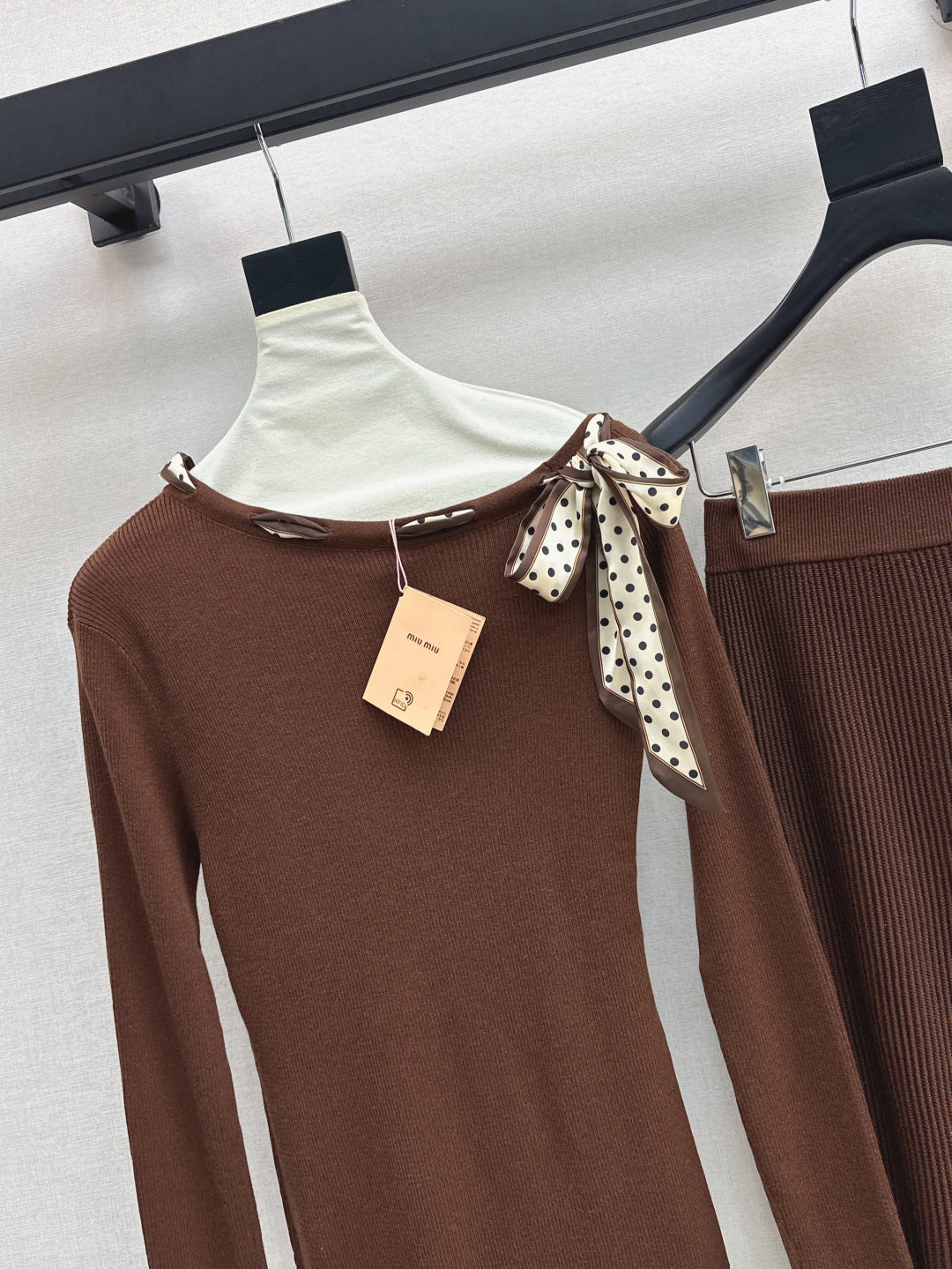 M 25fw knitted suit