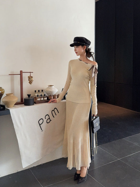 M 25fw knitted suit