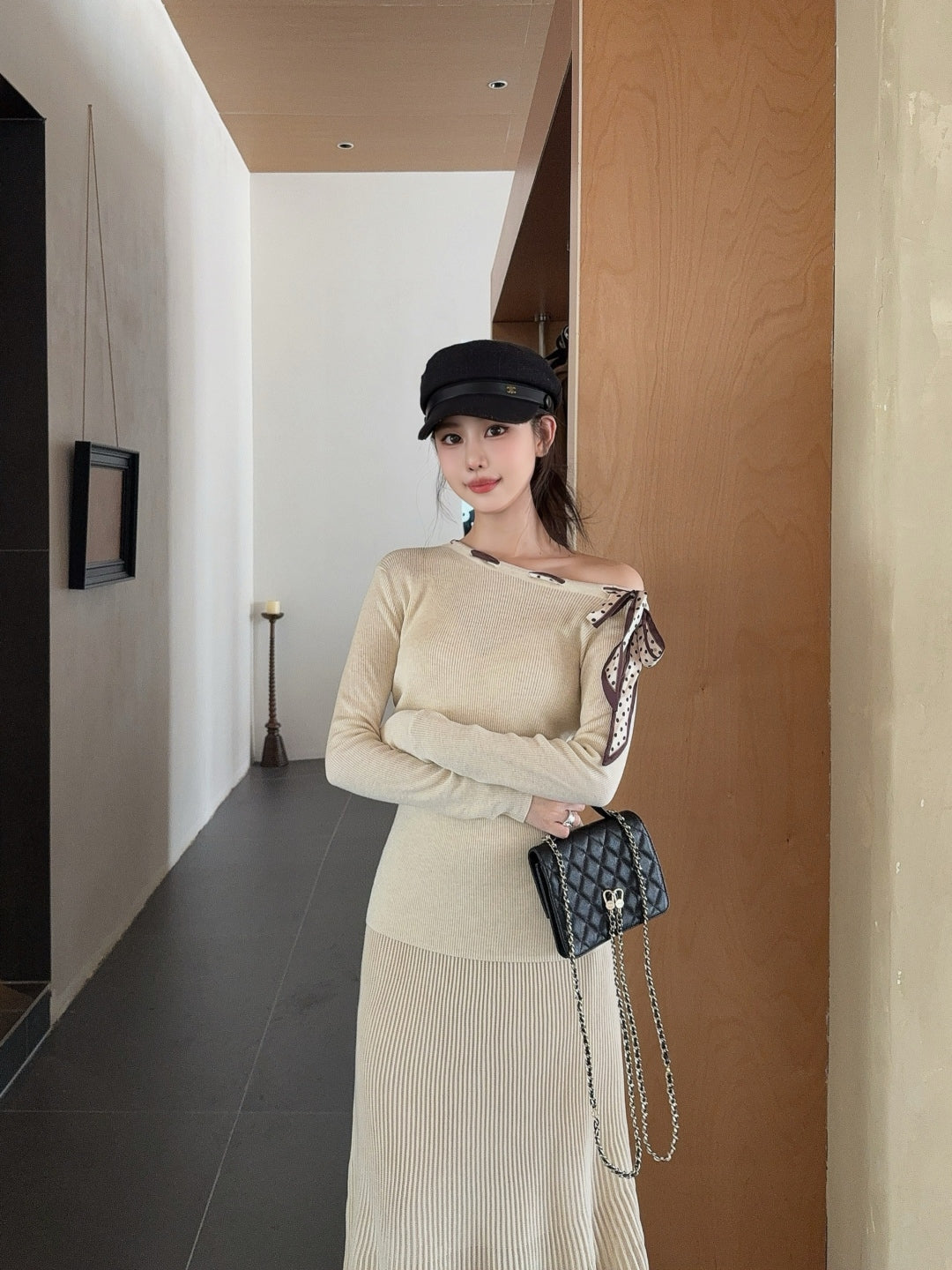 M 25fw knitted suit