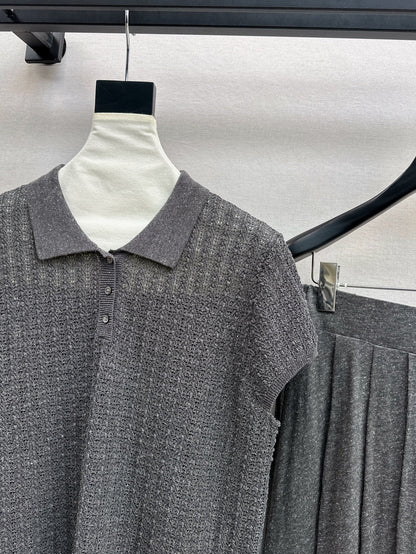 Lor 25fw knitted suit