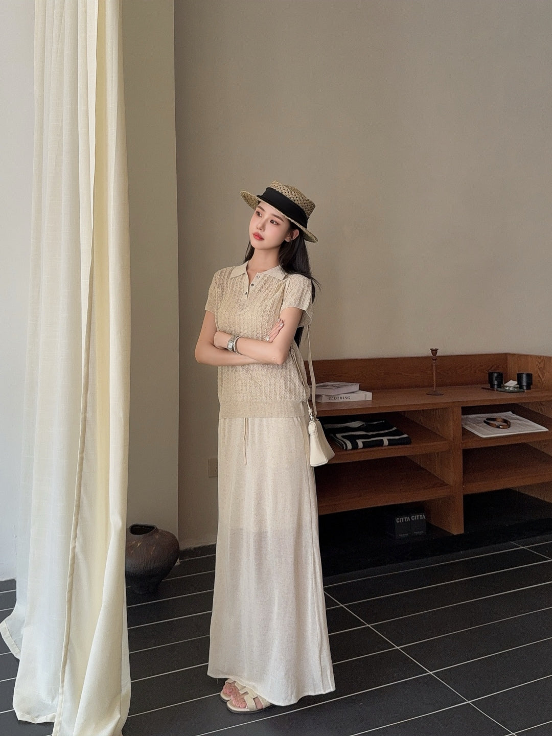 Lor 25fw knitted suit