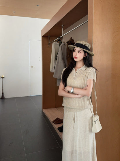 Lor 25fw knitted suit