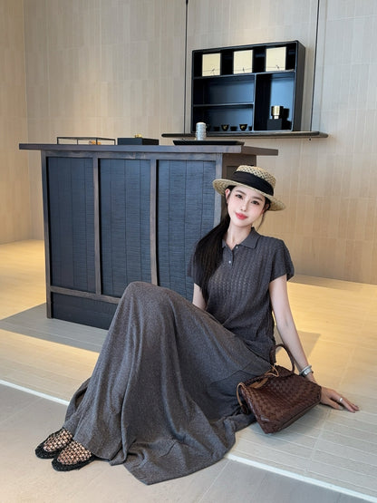 Lor 25fw knitted suit