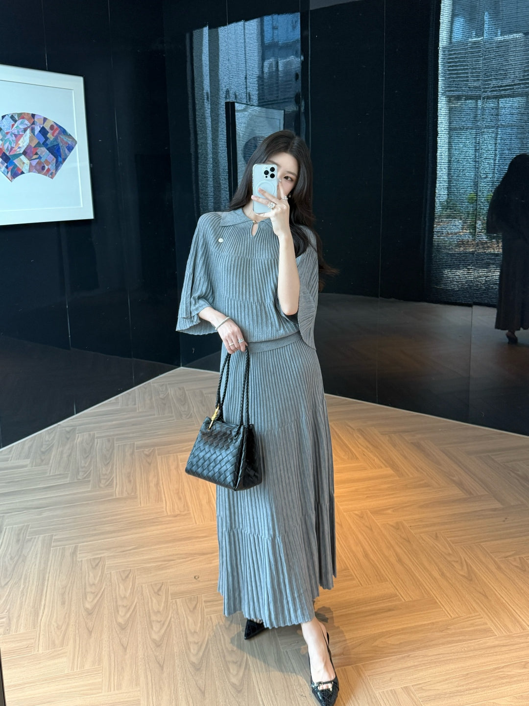 M 25fw knitted suit