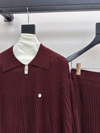 M 25fw knitted suit
