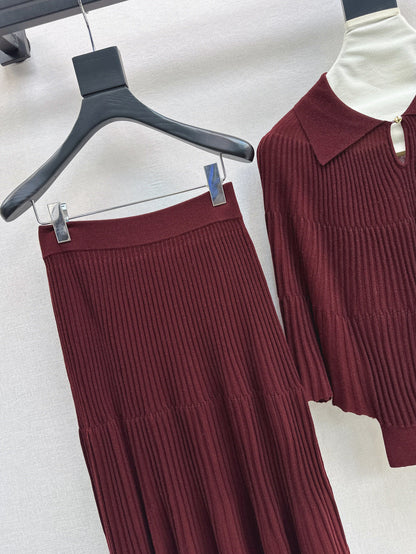 M 25fw knitted suit
