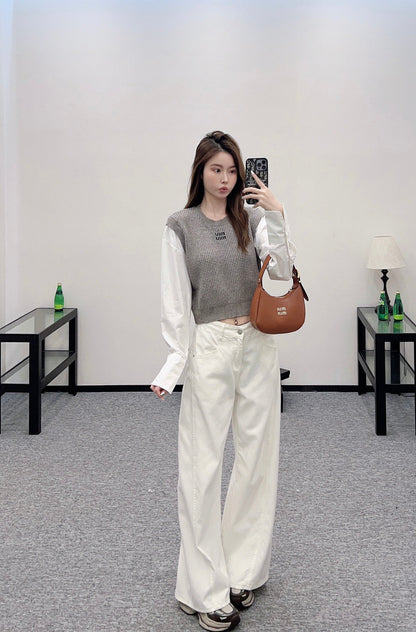 M 2025 New Arrival Knitted long-sleeved top