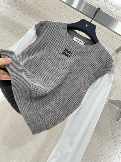 M 2025 New Arrival Knitted long-sleeved top