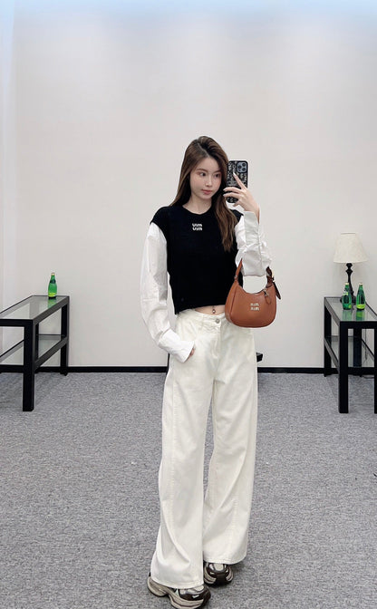 M 2025 New Arrival Knitted long-sleeved top