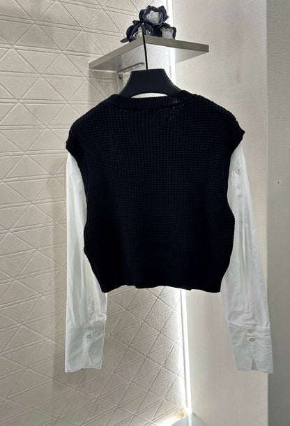M 2025 New Arrival Knitted long-sleeved top
