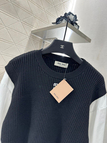 M 2025 New Arrival Knitted long-sleeved top