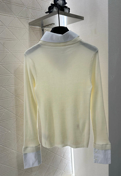 D  2025 New Arrivals Knitted Shirt Top