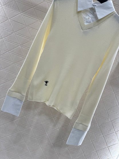 D  2025 New Arrivals Knitted Shirt Top