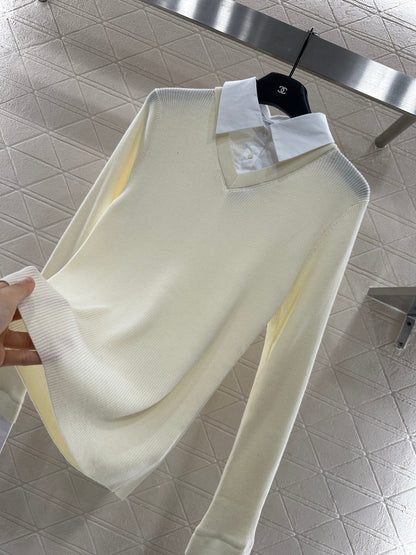 D  2025 New Arrivals Knitted Shirt Top