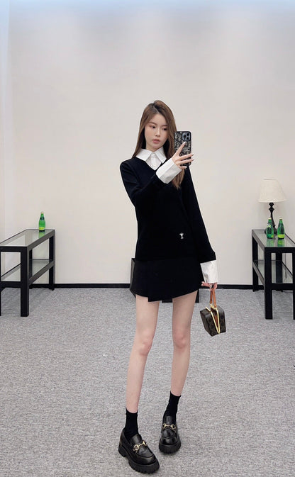 D  2025 New Arrivals Knitted Shirt Top