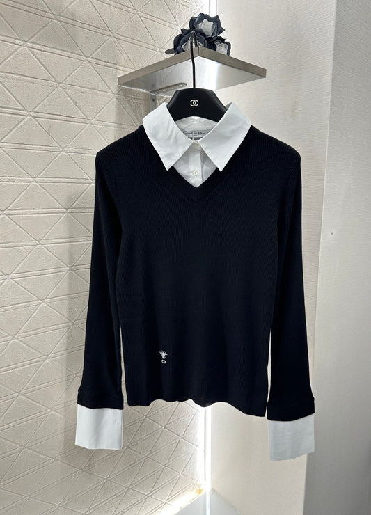 D  2025 New Arrivals Knitted Shirt Top