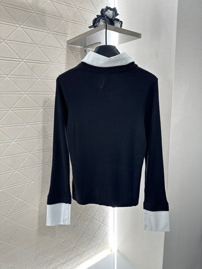 D  2025 New Arrivals Knitted Shirt Top