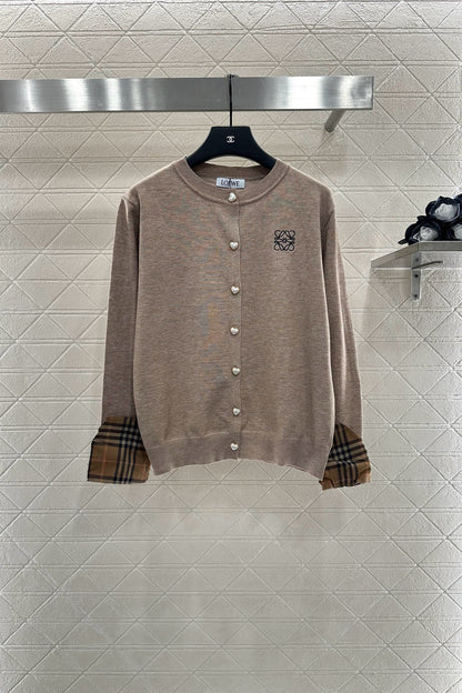 LO 2025 New Arrivals Knitted Cardigan and Pants Set