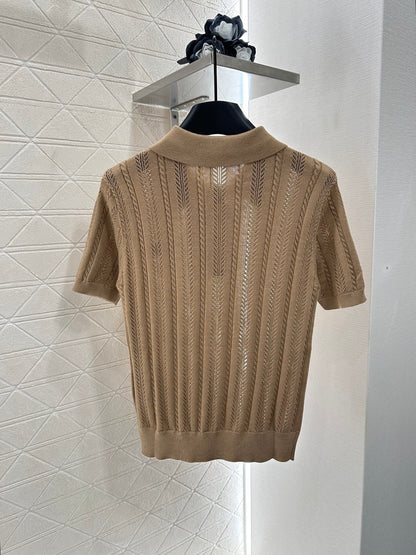 M 2025 New Arrivals Knitted Short-Sleeve