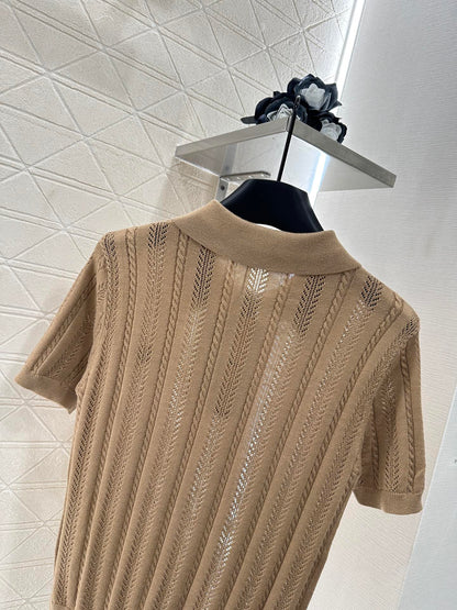 M 2025 New Arrivals Knitted Short-Sleeve