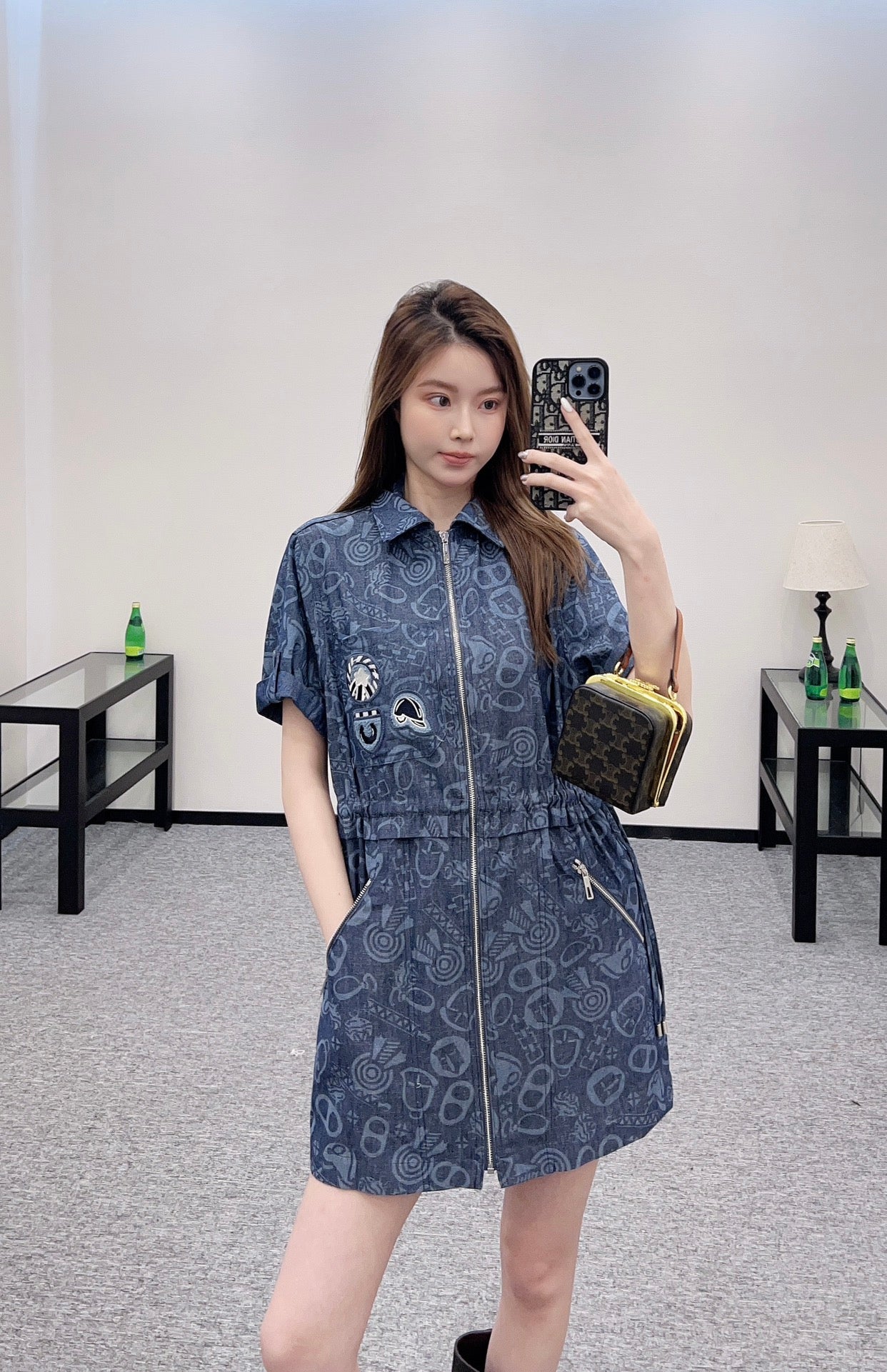 H 2025 New Arrivals Denim Dress