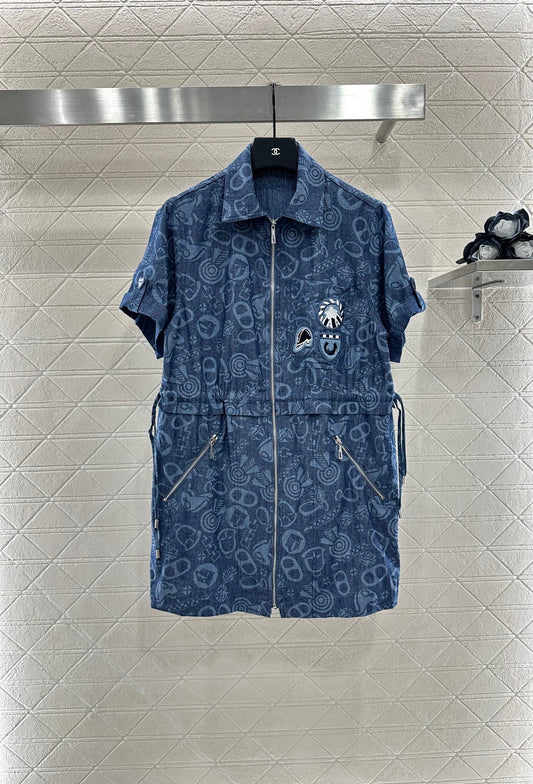 H 2025 New Arrivals Denim Dress