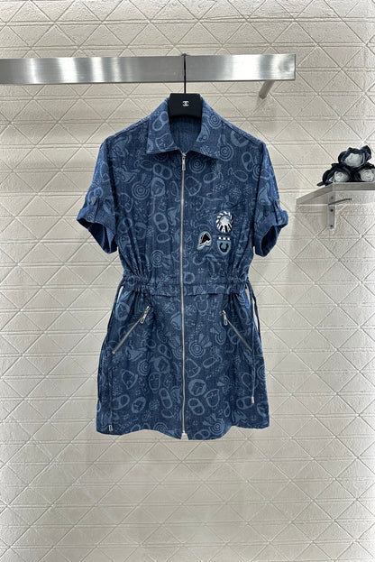 H 2025 New Arrivals Denim Dress