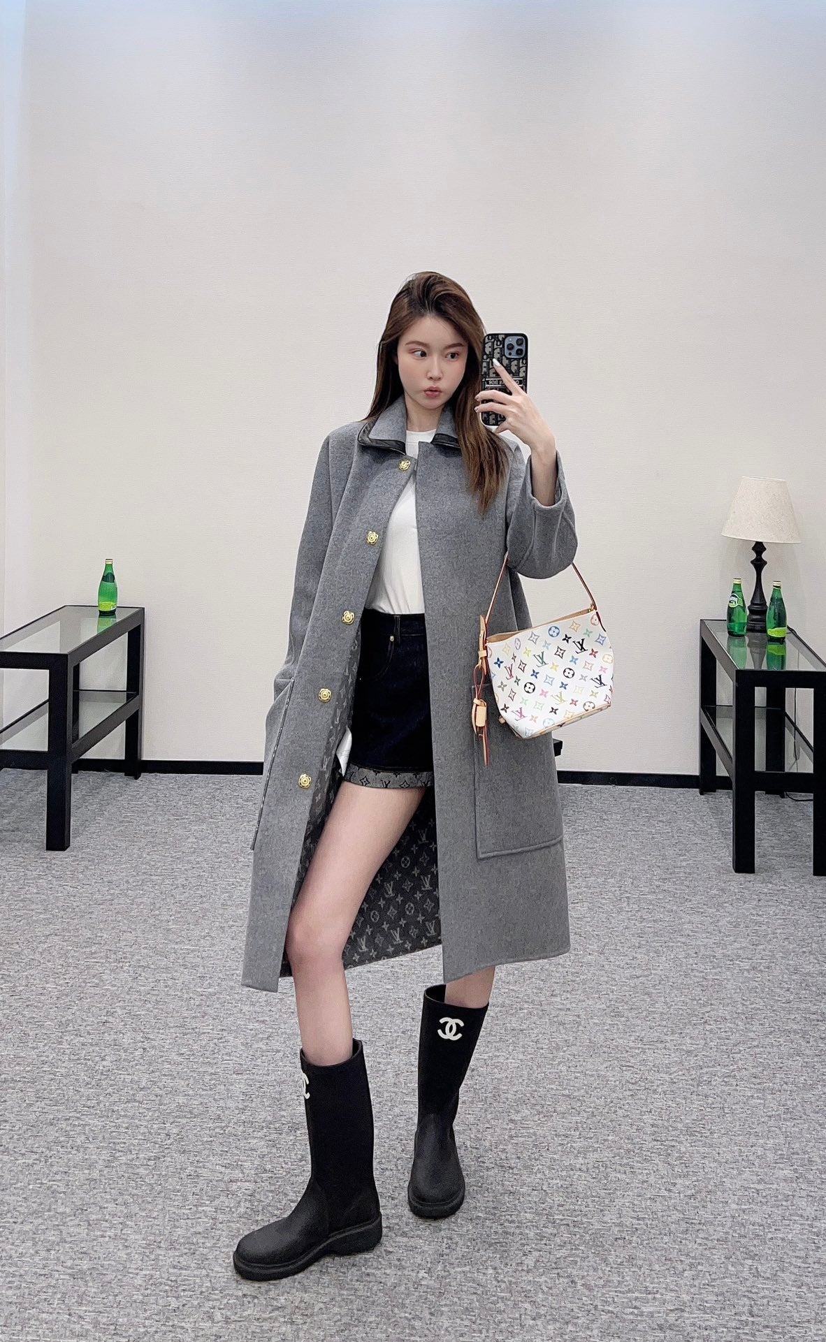 L 2025 New Arrivals Long Nylon Coat