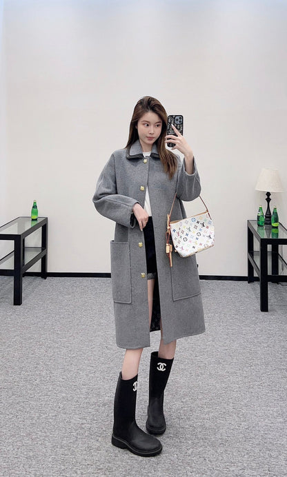 L 2025 New Arrivals Long Nylon Coat