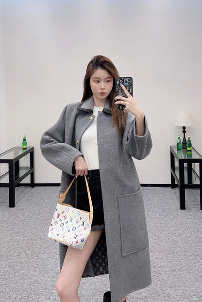 L 2025 New Arrivals Long Nylon Coat