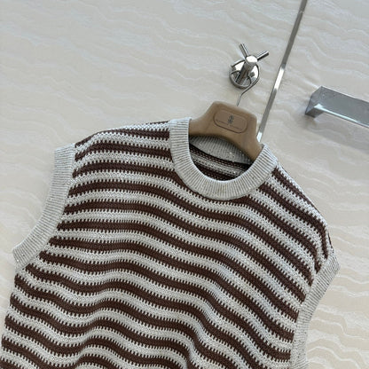 Bru 25fw knitted vest