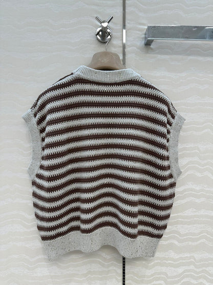 Bru 25fw knitted vest