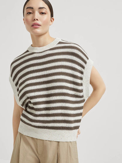 Bru 25fw knitted vest