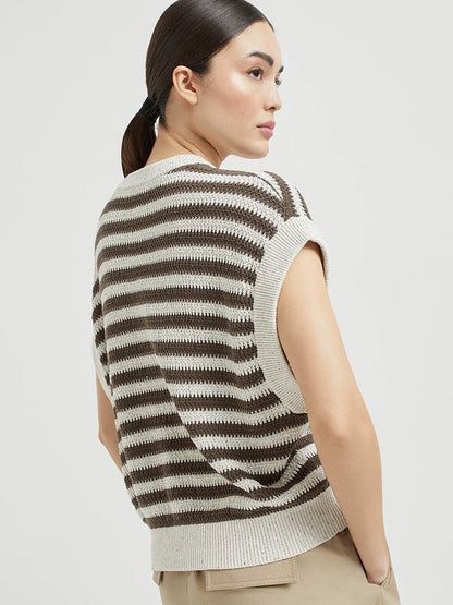 Bru 25fw knitted vest