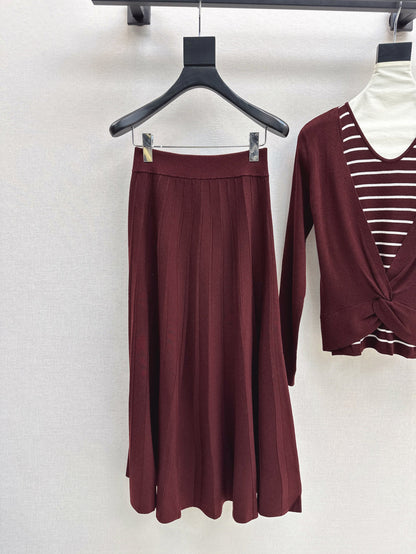 C 25fw knitted suit