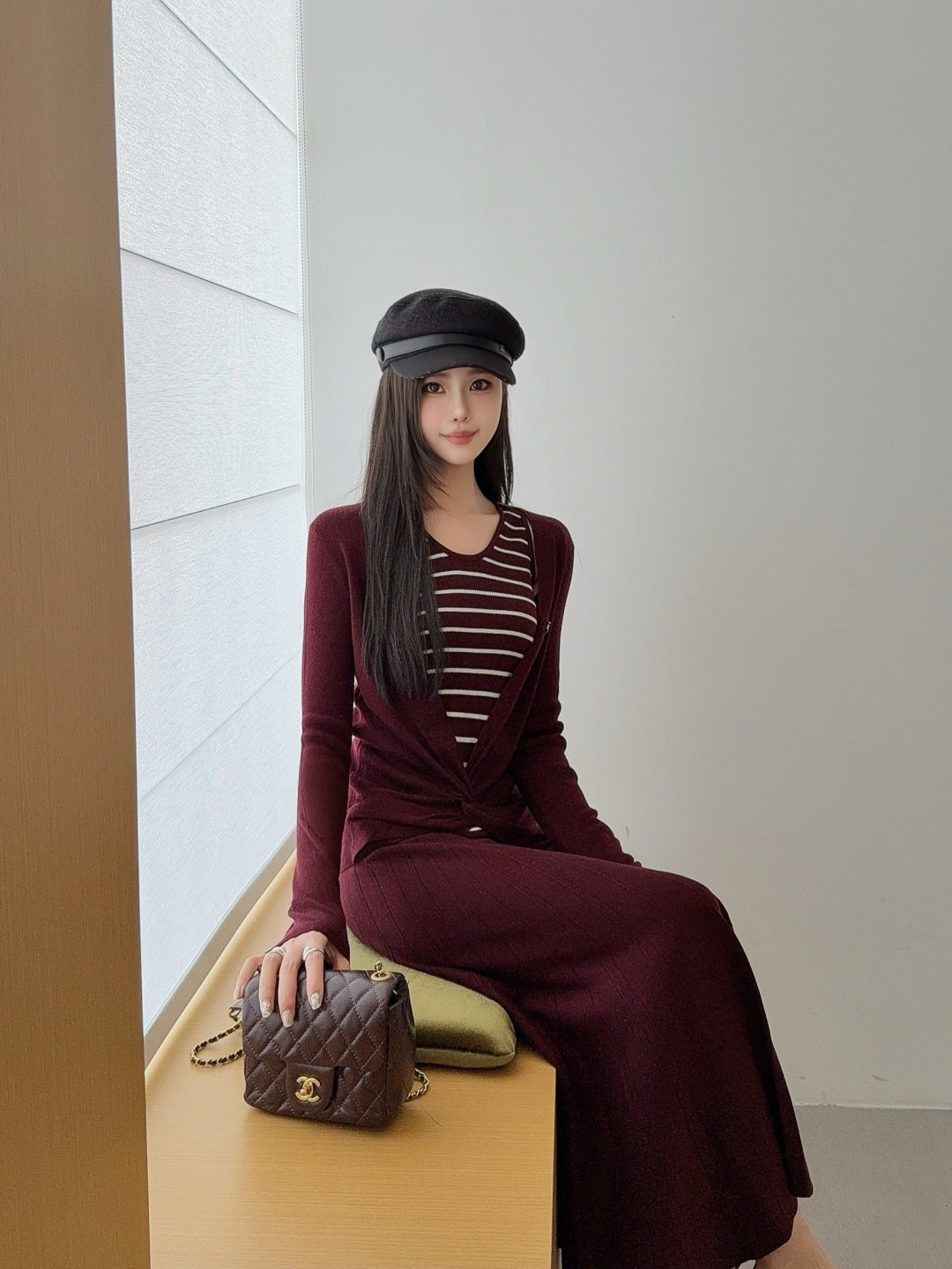 C 25fw knitted suit