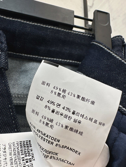 P 25 Triangle logo straight jeans (large sizes, S-XXL)