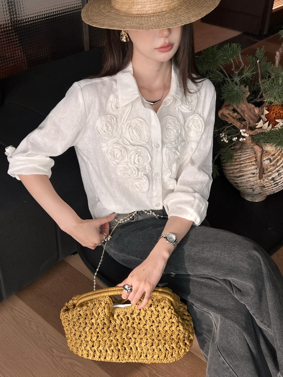 Zim 25fw linen shirt