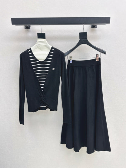 C 25fw knitted suit