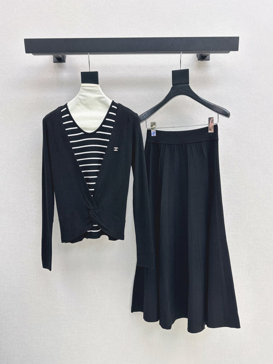 C 25fw knitted suit