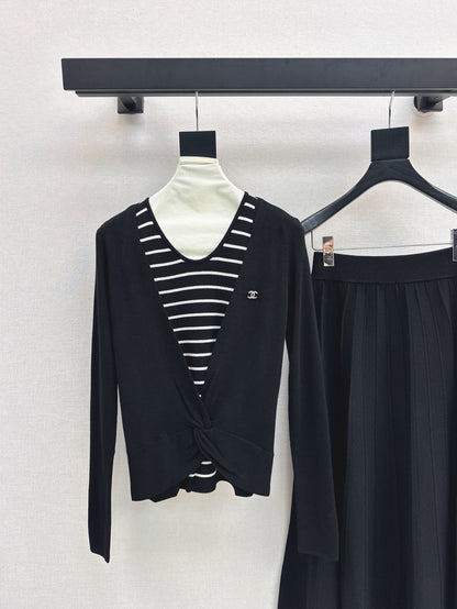 C 25fw knitted suit