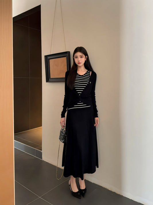 C 25fw knitted suit