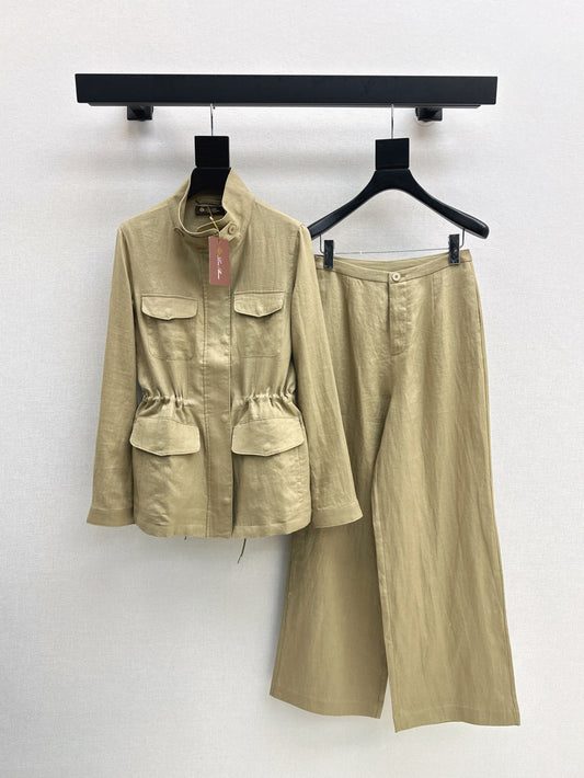 Lor 25fw linen suit