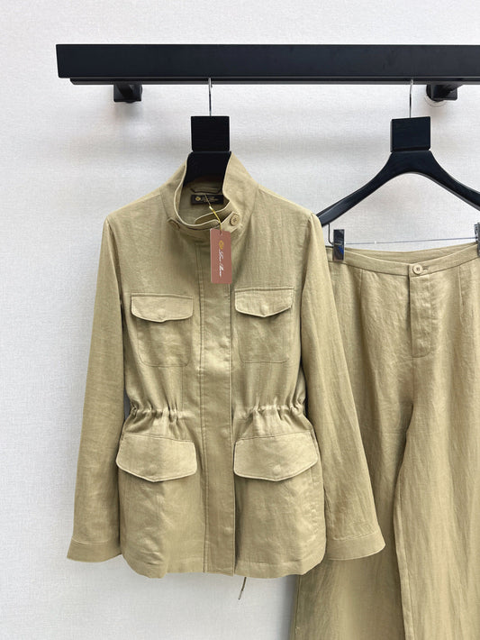 Lor 25fw linen suit