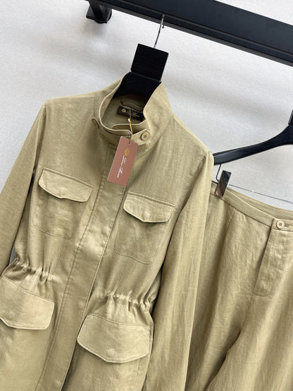 Lor 25fw linen suit