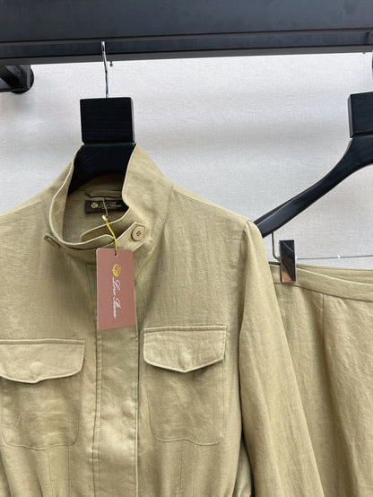Lor 25fw linen suit