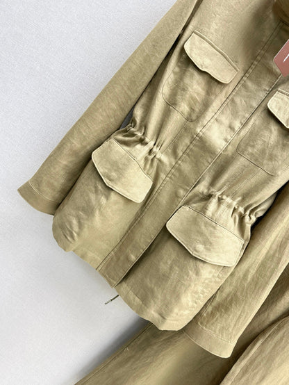 Lor 25fw linen suit
