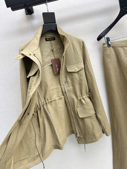 Lor 25fw linen suit