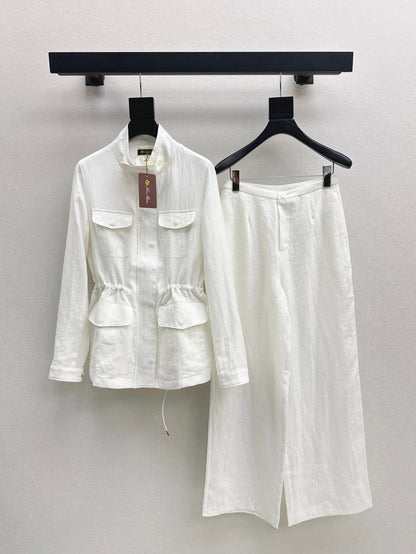 Lor 25fw linen suit