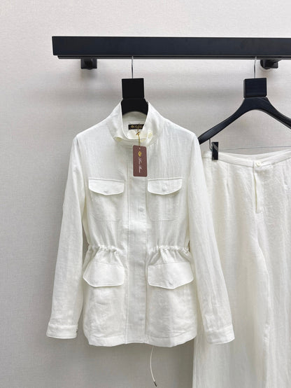 Lor 25fw linen suit